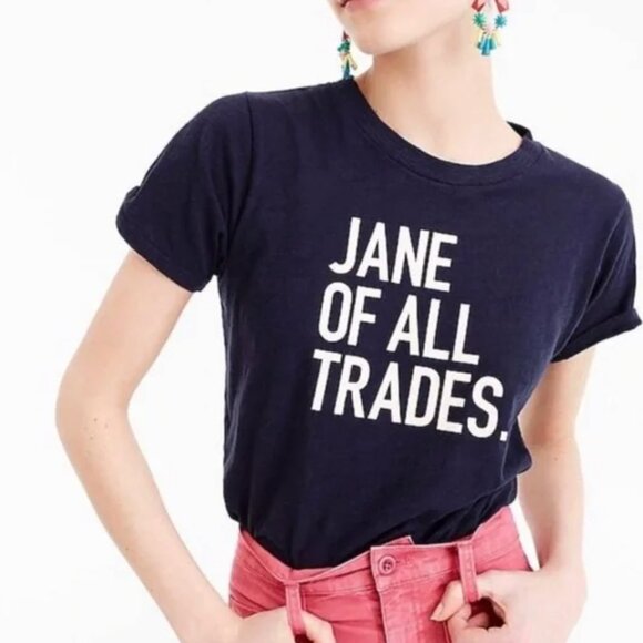 J.Crew x Prinkshop "Jane of all Trades" T-shirt - S - Picture 1 of 4